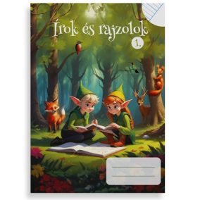Füzet pd kisalakú Írok és rajzolok I. vonalas-sima 32 lapos   Füzet pd kisalakú Írok és rajzolok I. vonalas-sima 32 lapos
