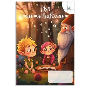 Füzet pd kisalakú Első matematika füzetem nagykockás 32 lapos   Füzet pd kisalakú Első matematika füzetem nagykockás 32 lapos