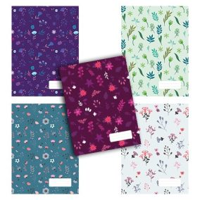 Füzet pd nagyalakú 40 lapos kockás Fancy Florals vegyes Füzet pd nagyalakú 40 lapos kockás Fancy Florals vegyes