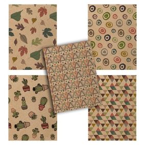 Füzet pd nagyalakú 40 lapos kockás ECO Nature vegyes Füzet pd nagyalakú 40 lapos kockás ECO Nature vegyes