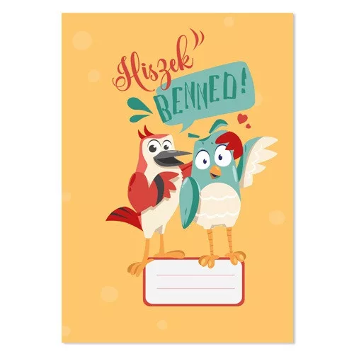 Füzet pd kisalakú 14-32 vonalas Monsters