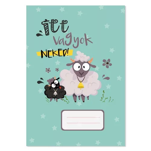 Füzet pd kisalakú 16-32 vonalas Monsters