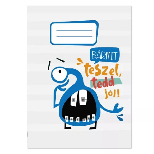 Füzet pd kisalakú 16-32 vonalas Monsters