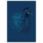 Füzet Pigna Monocromo Blue A/4 tűzött 38 lapos vonalas