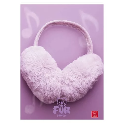 Füzet Pigna Fur Passion A/4 tűzött 50 lapos kockás