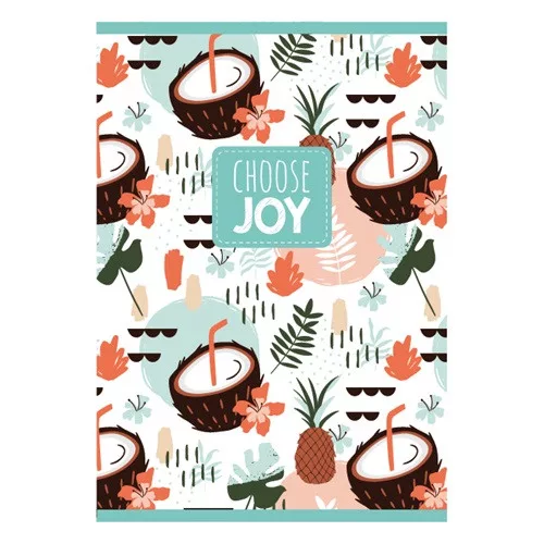 Füzet pd kisalakú 32 lapos kockás Choose Joy