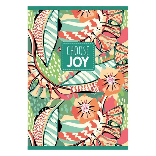 Füzet pd kisalakú 32 lapos kockás Choose Joy