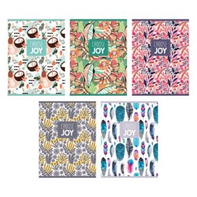 Füzet pd nagyalakú 40 lapos kockás Choose Joy