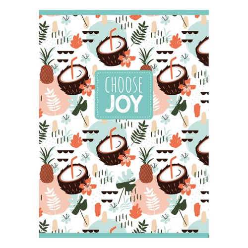 Füzet pd nagyalakú 40 lapos kockás Choose Joy