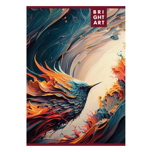 Füzet pd A/4 60 lapos vonalas Brightart