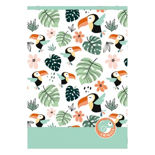 Füzet pd kisalakú 32 lapos kockás Animals