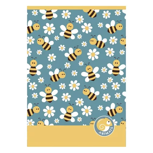 Füzet pd kisalakú 32 lapos kockás Animals