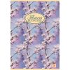 Füzet Pigna Nature Flowers A/4 tűzött 42 lapos kockás
