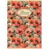 Füzet Pigna Nature Flowers A/4 tűzött 42 lapos kockás