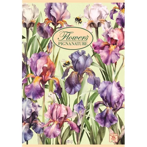 Füzet Pigna Nature Flowers A/5 tűzött 42 lapos vonalas