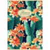 Füzet Pigna Nature Flowers A/5 tűzött 42 lapos vonalas