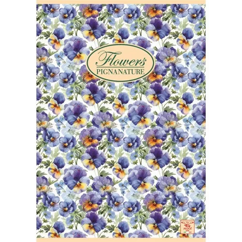 Füzet Pigna Nature Flowers A/5 tűzött 42 lapos vonalas