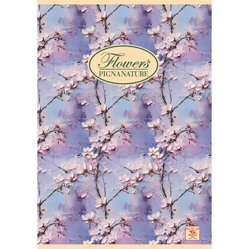 Füzet Pigna Nature Flowers A/5 tűzött 42 lapos kockás