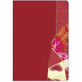 Füzet Clairefontaine Kenzo Takada Maiko A/4 32 lapos, vonalas, margós, varrott gerinccel, vegyes   Füzet Clairefontaine Kenzo Takada Maiko A/4 32 lapos, vonalas, margós, varrott gerinccel, vegyes