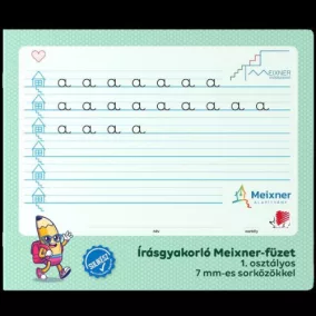   Füzet Meixner kisalakú 1. osztályos 7mm sorközzel 32 lapos fekvő