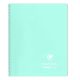 Spirálfüzet Clairefontaine Koverbook Blush A/5 80 lapos PP borítású vonalas menta