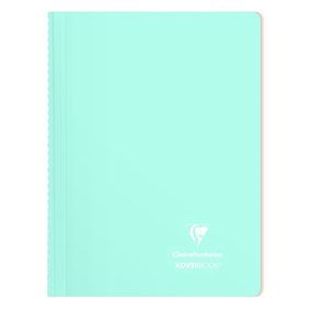 Spirálfüzet Clairefontaine Koverbook Blush A/4 80 lapos PP borítású vonalas menta   Spirálfüzet Clairefontaine Koverbook Blush A/4 80 lapos PP borítású vonalas menta