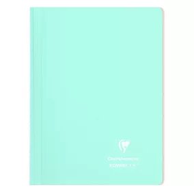   Spirálfüzet Clairefontaine Koverbook Blush A/4 80 lapos PP borítású vonalas menta