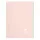 Spirálfüzet Clairefontaine Koverbook Blush A/4 80 lapos PP borítású vonalas púderrózsaszín