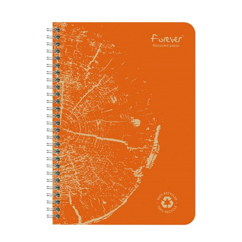 Spirálfüzet Clairefontaine Forever Premium A/5 60 lapos, vonalas