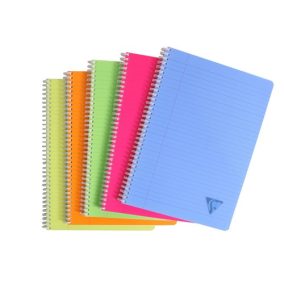 Spirálfüzet Clairefontaine Linicolor Fresh A/4-90 lapos vonalas vegyes   Spirálfüzet Clairefontaine Linicolor Fresh A/4-90 lapos vonalas vegyes