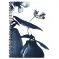   Spirálfüzet Clairefontaine Inkebana A/4, 74 lapos, vonalas,margós, vegyes
