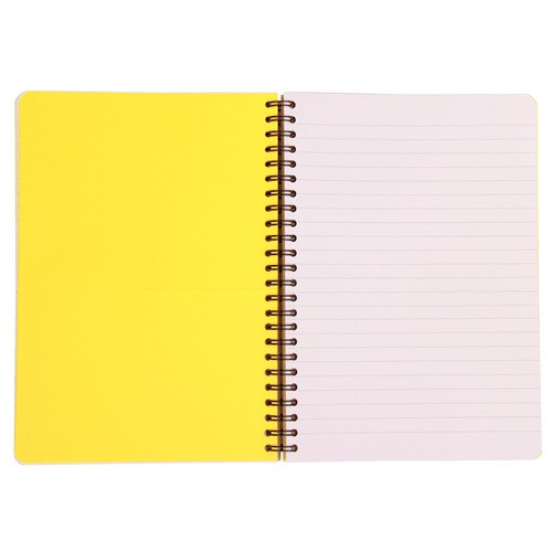 Spirálfüzet Clairefontaine Inkebana A/5, 60 lapos, vonalas, vegyes