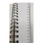   Spirálfüzet Pigna Monocromo Professional A/4 100 lapos kockás kemény fedeles