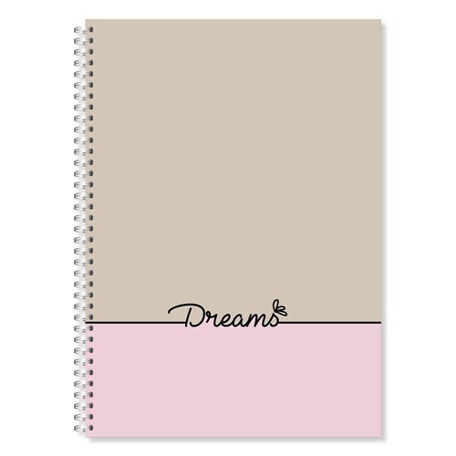 Spirálfüzet pd Uniwords A/5-80 lapos kockás