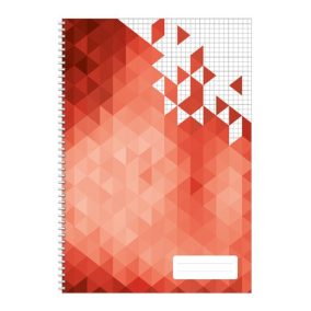 Spirálfüzet pd A/4-80 lapos kockás Geometric Spirálfüzet pd A/4-80 lapos kockás Geometric