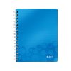 Spirálfüzet Leitz A/5 Wow vonalas kék