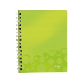 Spirálfüzet Leitz A/5 Wow kockás zöld Spirálfüzet Leitz A/5 Wow kockás zöld