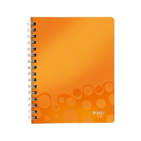 Spirálfüzet Leitz A/5 Wow kockás narancs Spirálfüzet Leitz A/5 Wow kockás narancs