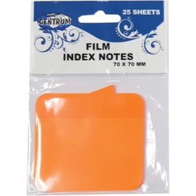   Oldaljelölő műanyag Centrum 70x70 mm, 25 lapos neon színek, szövegbuborék forma