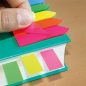   Oldaljelölő műanyag Info Notes 12x44 mm 5x25 lapos neon vegyes nyíl
