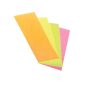   Oldaljelölő papír Info Notes 20x50mm 4x40 lapos élénk vegyes színek