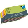 Öntapadós jegyzettömb Info Notes 125x75 mm 100 lapos élénk vegyes színek Spring