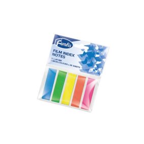   Oldaljelölő műanyag Forofis 12x45 mm 5x25 lapos vegyes színekben