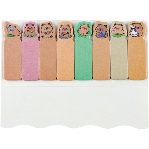 Oldaljelölő CAPYBARA 50x14 mm 15 lapos 8 féle