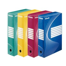   Archiváló doboz Esselte Boxycolor Vivida 8 cm gerinccel kék 128411