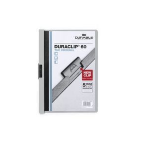 Clip-mappa Durable Duraclip A/4 60 lapig szürke