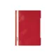 Gyorsfűző PVC Durable A/4 áttetsző előlap piros