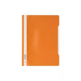 Gyorsfűző PVC Durable A/4 áttetsző előlap narancssárga