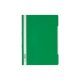 Gyorsfűző PVC Durable A/4 áttetsző előlap zöld