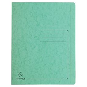Gyorsfűző papír Exacompta A/4 prespán 355g zöld